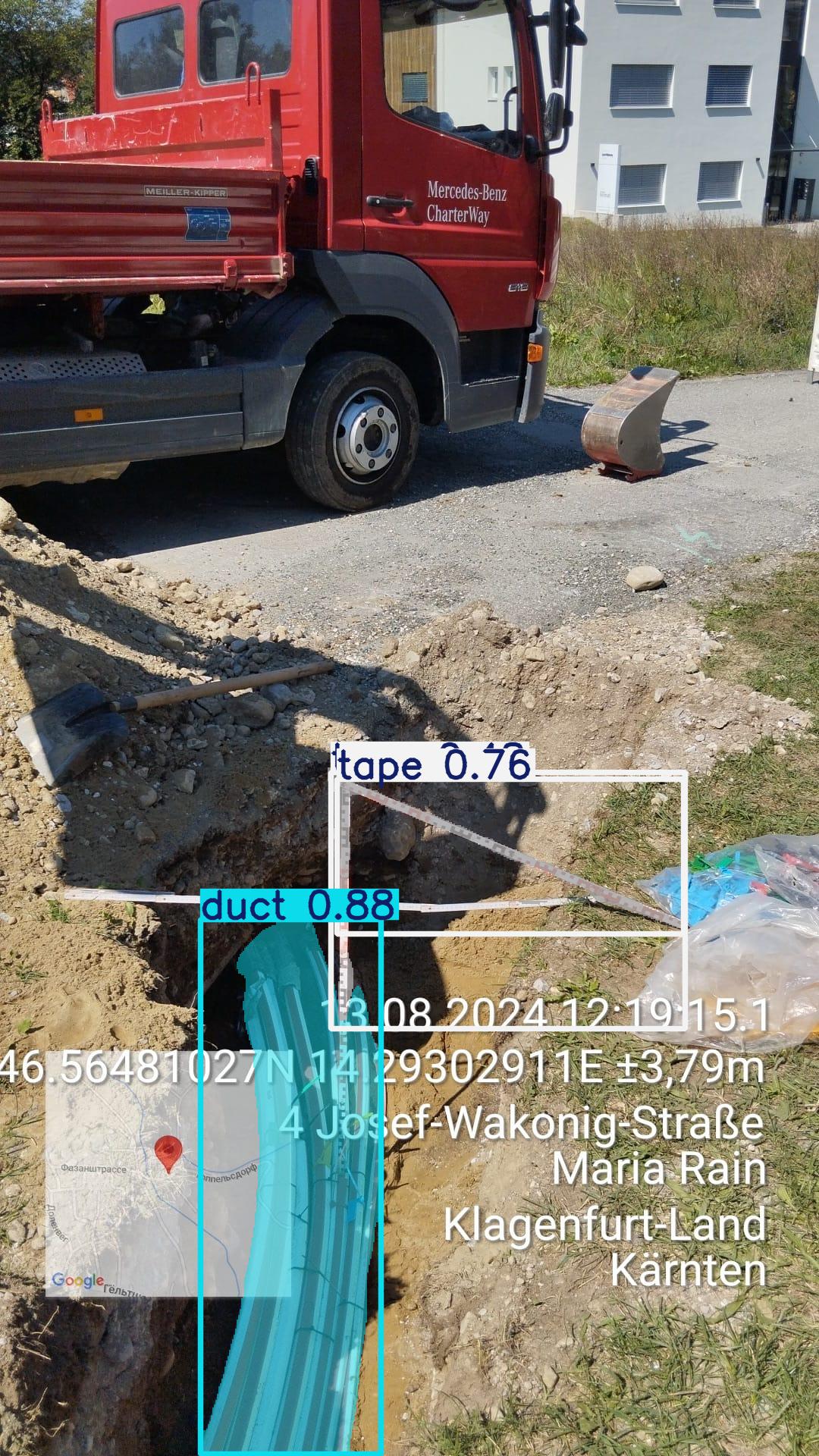 Field photo after YOLO detection